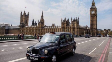 A London Taxi for the First Time