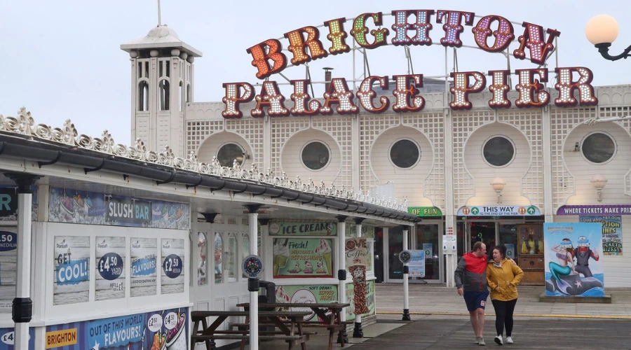 Play the penny arcades on Brighton Pier