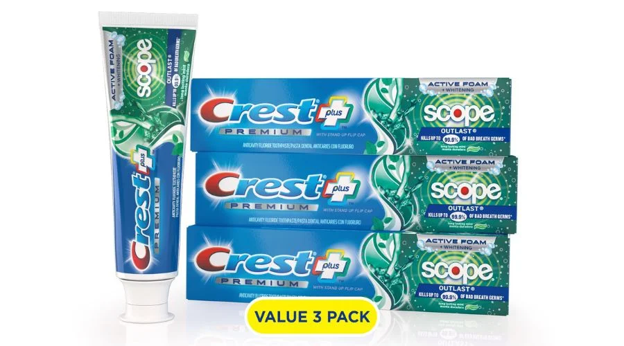 Crest Premium Plus Scope Outlast Toothpaste