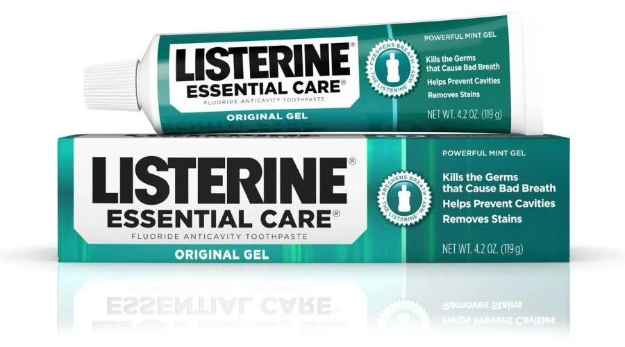 Listerine Essential Care Original Get Fluoride Mint Toothpaste