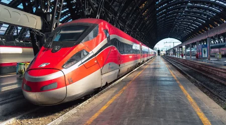 Train From Paris to Milan