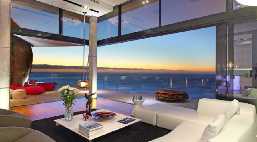 Open concept and an amazing view